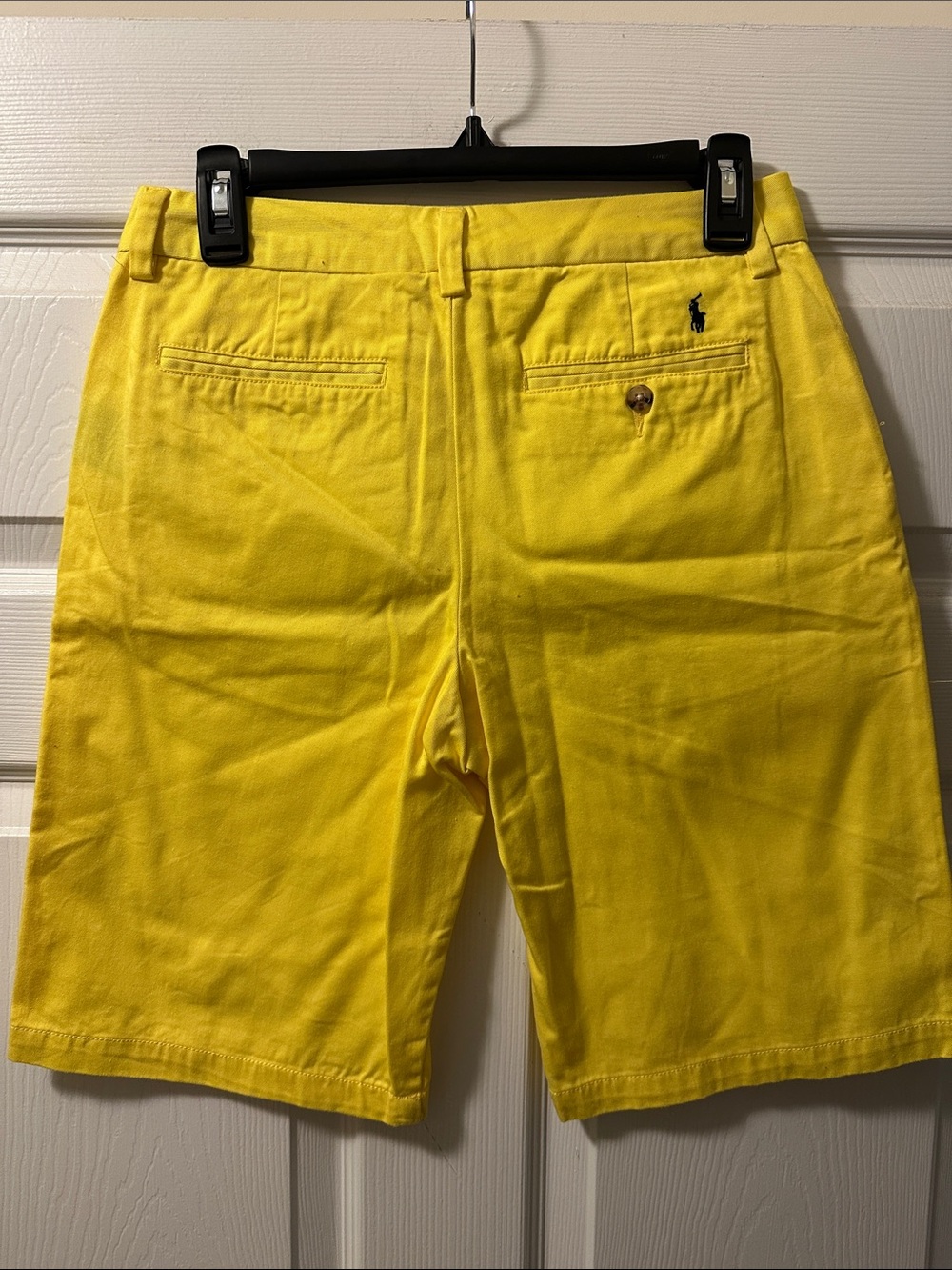 Boy’s POLO Ralph Lauren Bright Yellow Cotton Chino Shorts - Size 18